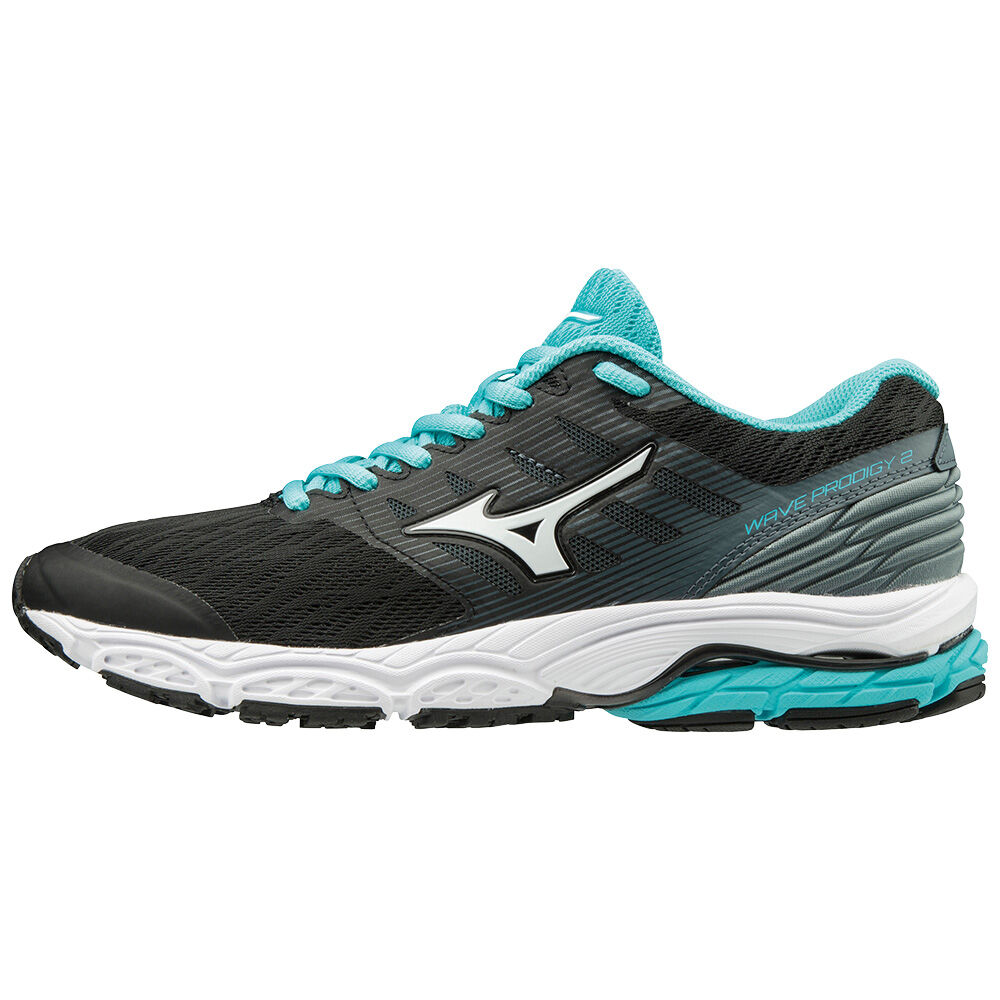 Damske Bezecke Topanky Mizuno WAVE PRODIGY 2 Čierne/Biele Vypredaj BKEQ48196